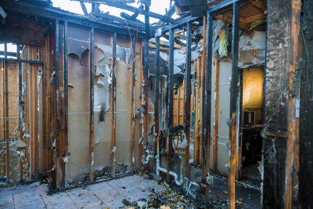 Professional Emergency Fire Cleanup technician working in Myersville, MD